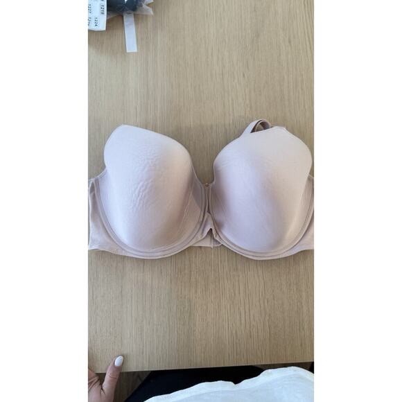 Chantelle Womens Comfort Chic Full Coverage Memory Foam T-Shirt Bra Nude 40H - Picture 5 of 7